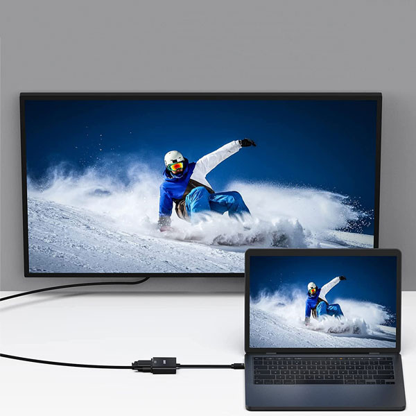 مبدل Mini Display Port به VGA تی سی تراست مدل TC-MDP2V