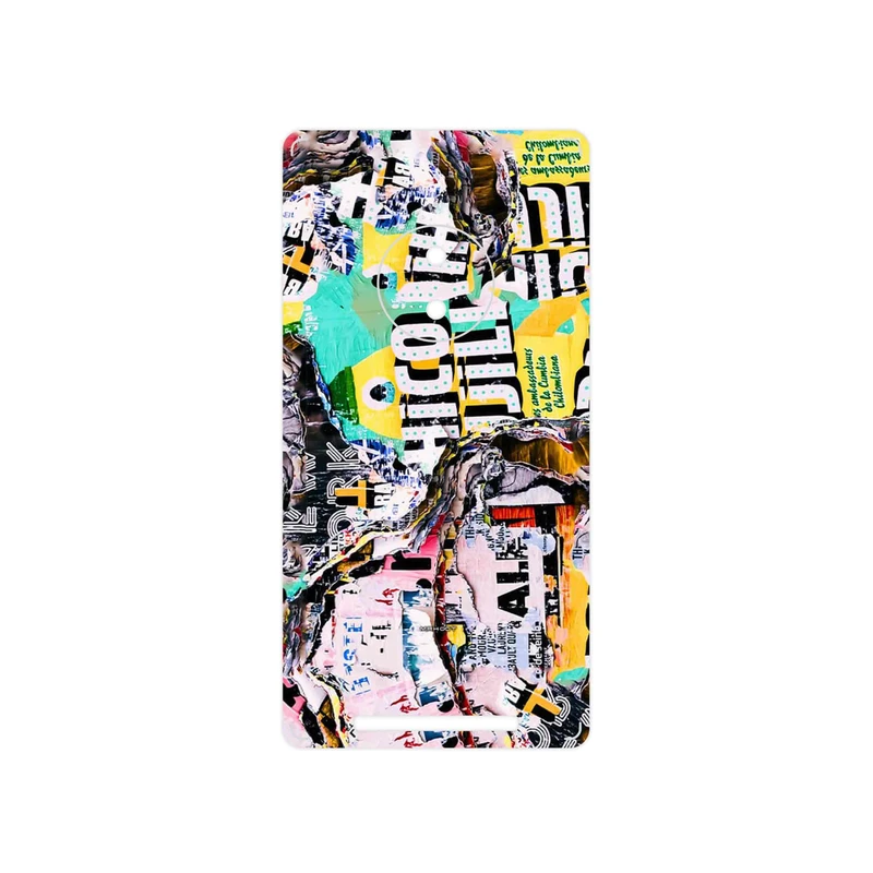 برچسب پوششی ماهوت مدل Collage of Teared Paper مناسب برای گوشی موبایل نوکیا Lumia 830