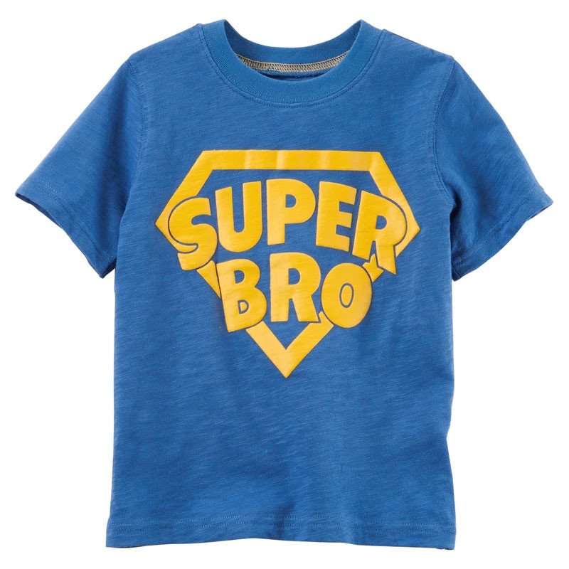 تی شرت آستین کوتاه نوزادی مدل super bro