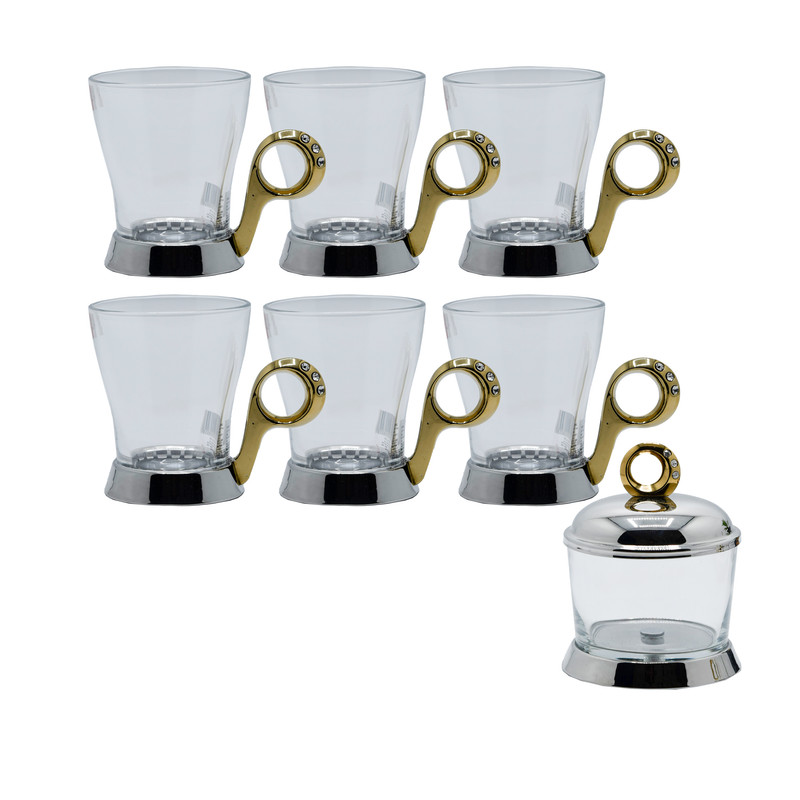 سرویس چای خوری 8 پارچه مدل زاماک کد z_3722