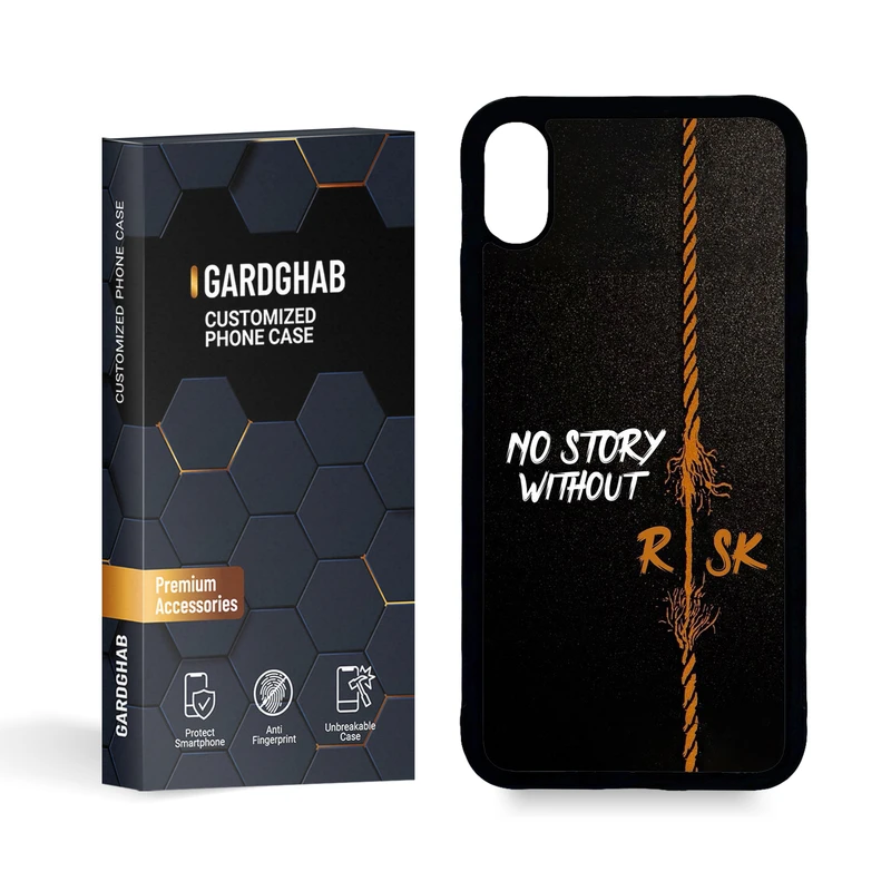 کاور گارد قاب مدل پشت گلس پسرانه مناسب برای گوشی موبایل اپل iPhone Xs Max