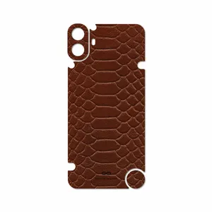 MAHOOT Brown-Snake-Leather Cover Sticker for Nothing CMF Phone 1
