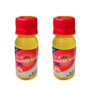 روغن گل سرخ پامکا مدل پایه حجم 60 میلی لیتر مجموعه 2 عددی