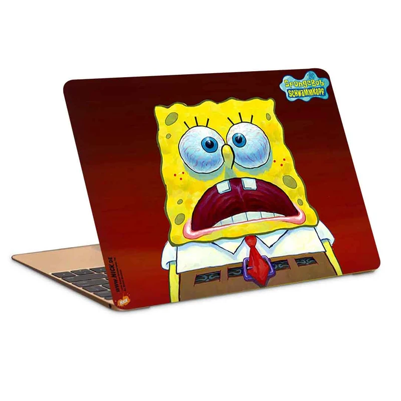استیکر لپ تاپ طرح spongebob 25کد c-883مناسب برای لپ تاپ 15.6 اینچ