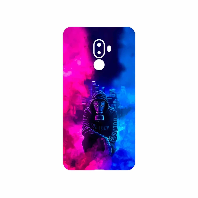 برچسب پوششی ماهوت مدل Smoke Rainbow Digital Art 2 مناسب برای گوشی موبایل جی ال ایکس shahab