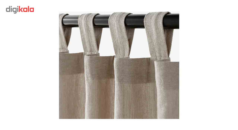 پرده کتان ایکیا مدل LENDA