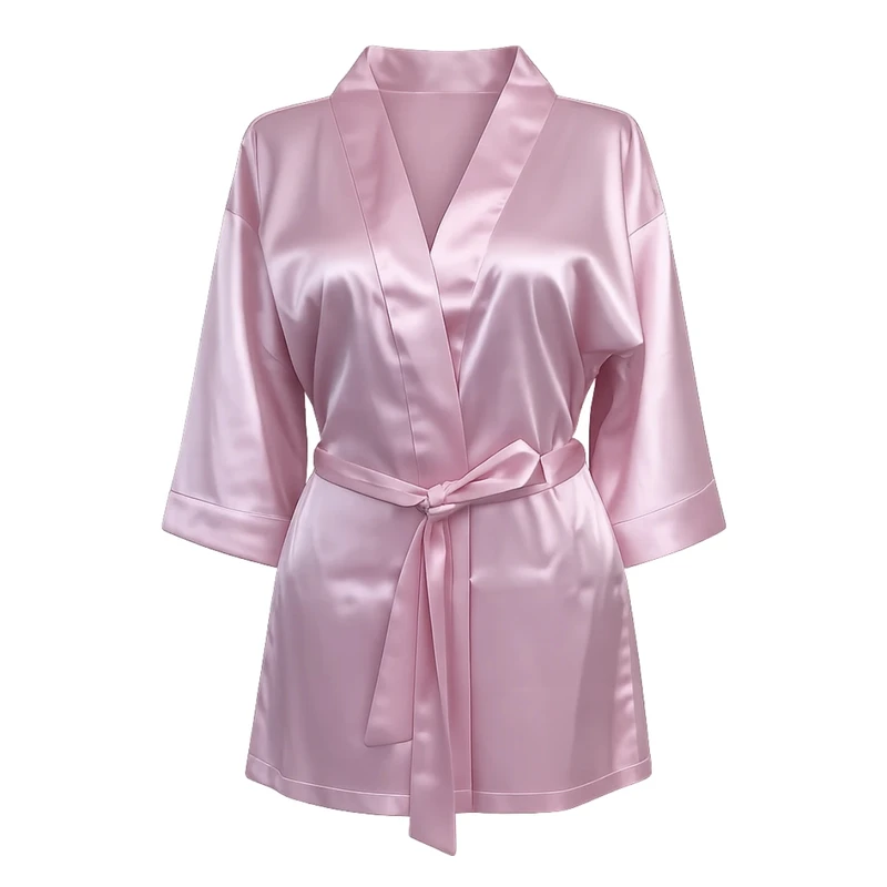 رب دو شامبر زنانه مدل ساتن ابریشم کد N1004