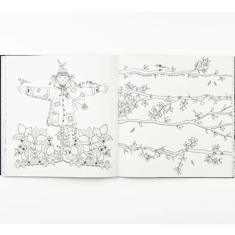 دفتر رنگ آمیزی مدل Secret Garden