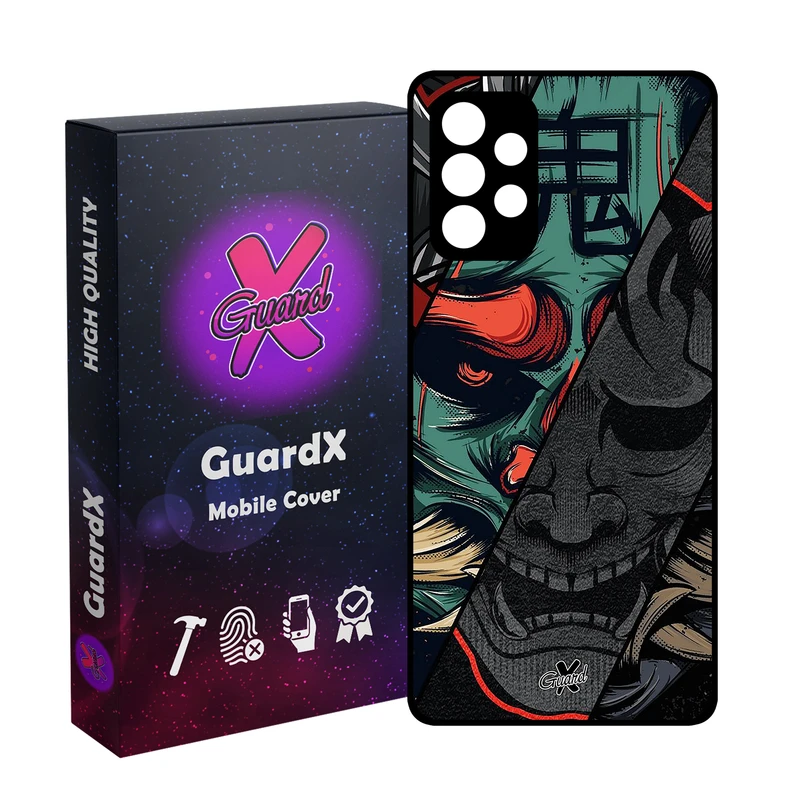 کاور گارد ایکس طرح سامورایی مدل Glass10529 مناسب برای گوشی موبایل سامسونگ Galaxy A32 5G/M32 5G