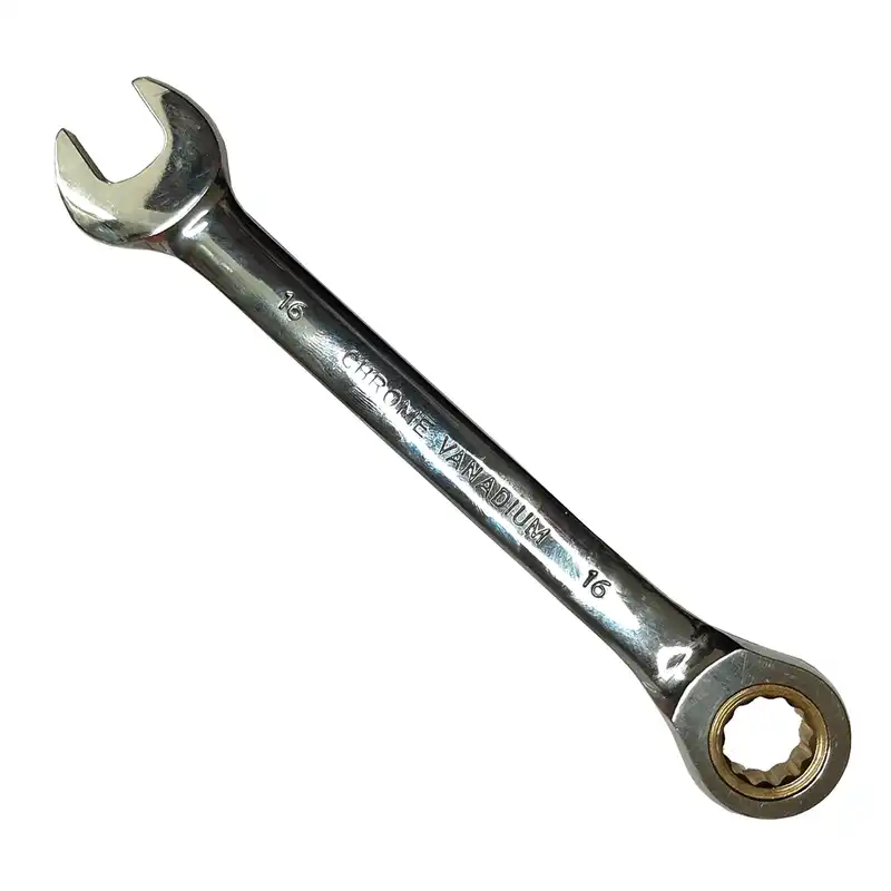 آچار یکسر تخت و یکسر رینگی جغجغه ای مدل CR-V16 سایز 16 میلی متر