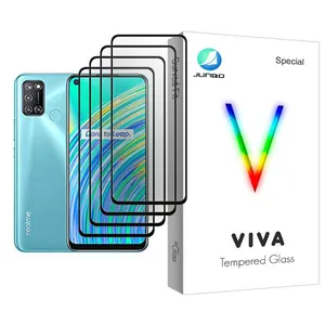 Junbo Viva Glass MIX004 Screen Protector For Realme C17 Pack Of 4