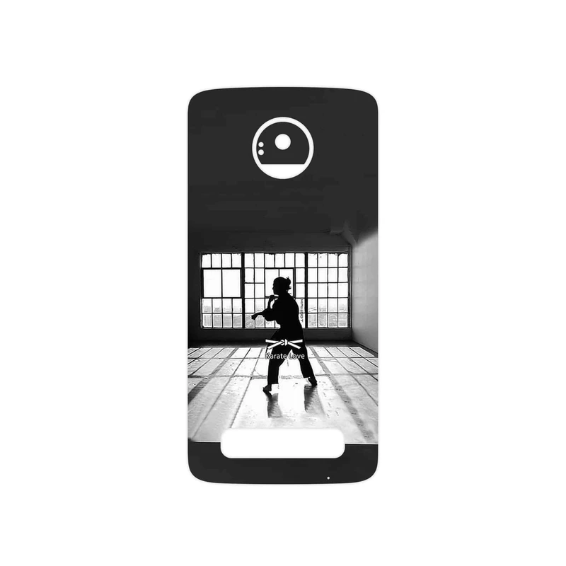 برچسب پوششی ماهوت مدل Karate مناسب برای گوشی موبایل موتورولا Moto Z Play