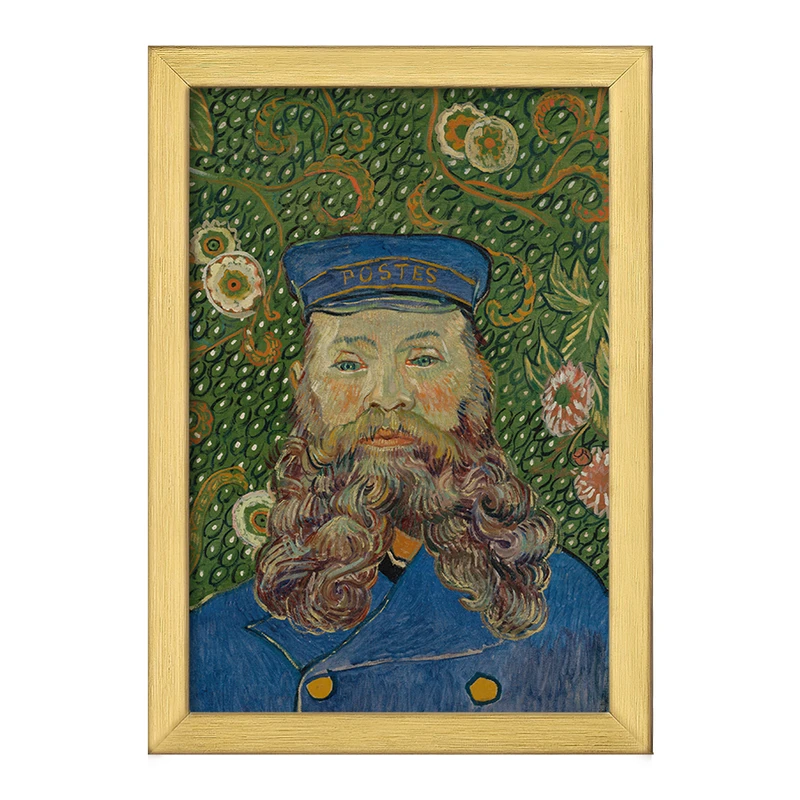 تابلو خندالو طرح پرتره جوزف رولین ونسان ونگوگ (Van Gogh) کد 36812