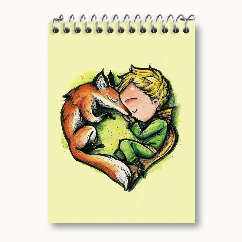 دفتر یادداشت 50 برگ خندالو مدل شازده کوچولو کد 1835