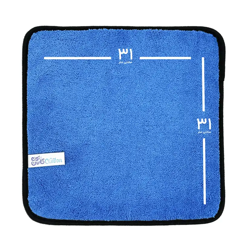 دستمال نظافت خودرو کلینتون مدل سوپر میکروفایبر 6030