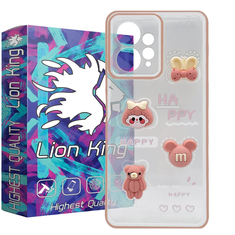  کاور لاین کینگ مدل HappyM مناسب برای گوشی موبایل شیائومی Redmi Note 12 (4G)