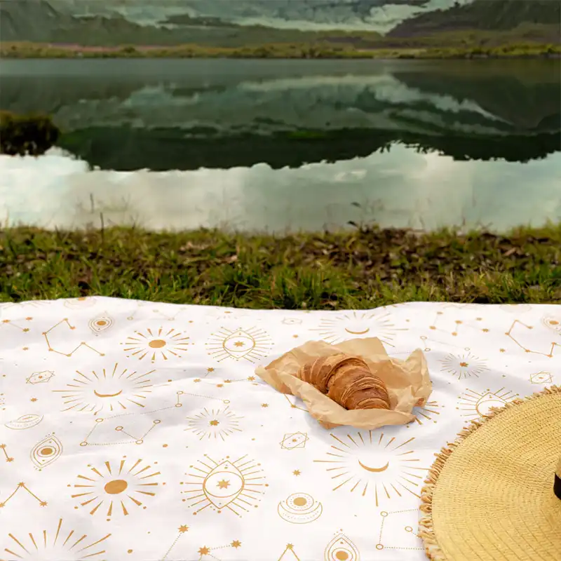 شال مبل مدل چشم خورشید کد Q2SH1036 سایز100x180 سانتی متر