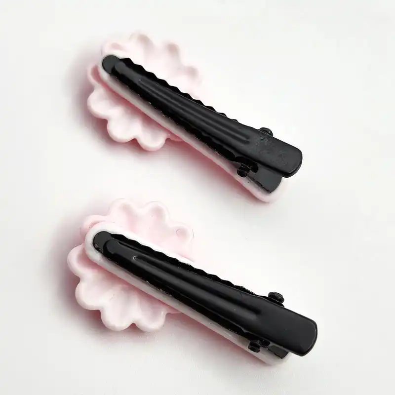 گیره مو دخترانه مدل آفتابگردان کد SNG286-5 بسته 2 عددی