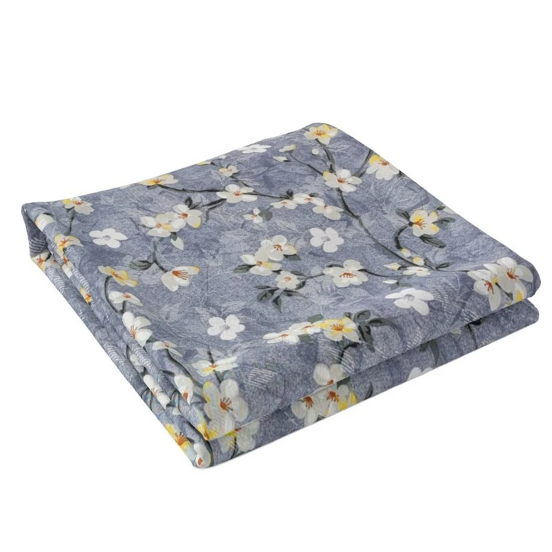 ملحفه مدل روانداز کد شکوفه رویایی یک نفره سایز 140×200سانتیمتر 