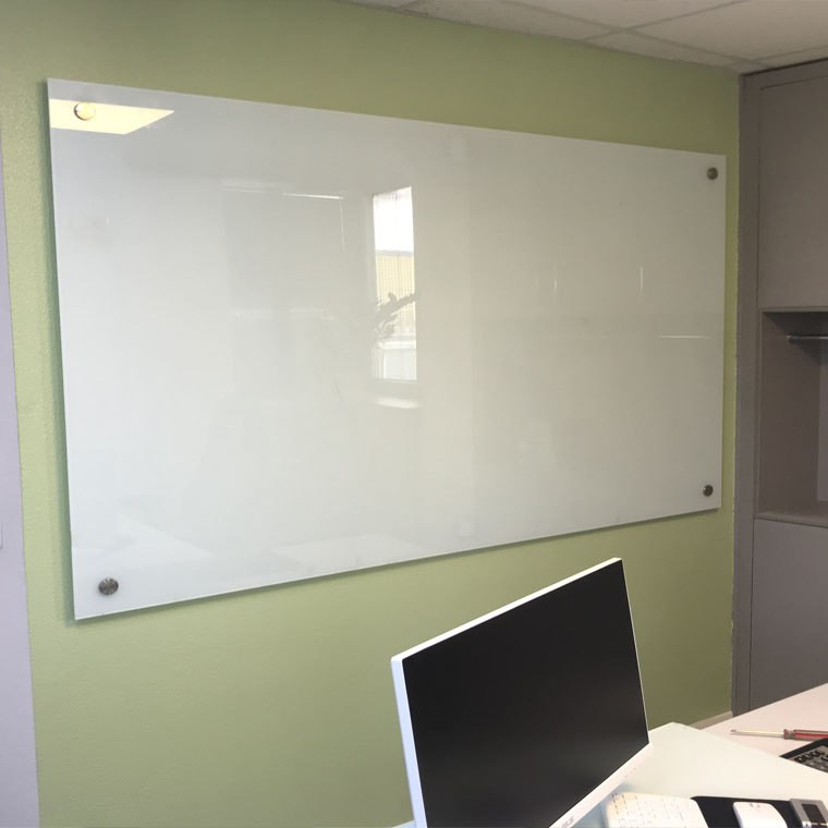 تخته وایت برد شیشه‌ ای عکسنگ مدل CG19 سایز 180x90 سانتی متر