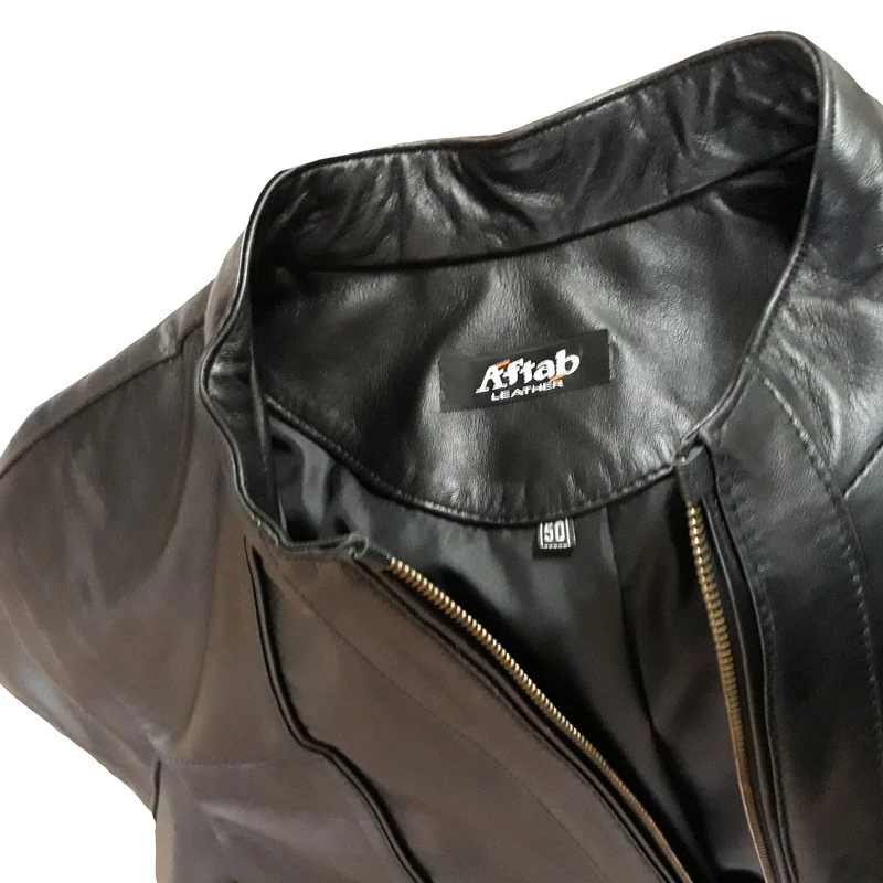 عکس شماره 4 : کت چرم مردانه چرم آفتاب مدل r520