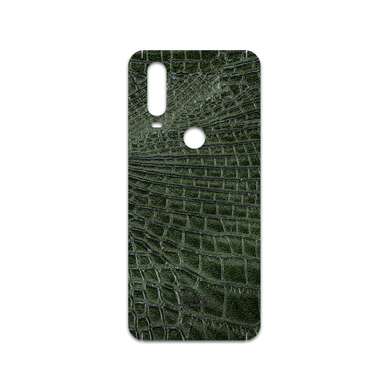 برچسب پوششی ماهوت مدل Green-Crocodile-Leather مناسب برای گوشی موبایل موتورولا One Action