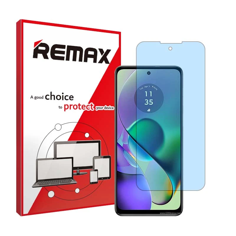 محافظ صفحه نمایش ضد اشعه آبی ریمکس مدل Resistant مناسب برای گوشی موبایل موتورولا Moto G54