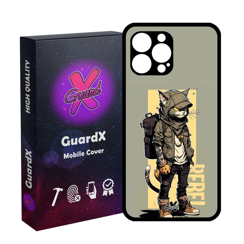 کاور گارد ایکس طرح گربه مدل Glass10612 مناسب برای گوشی موبایل اپل iPhone 12 Pro