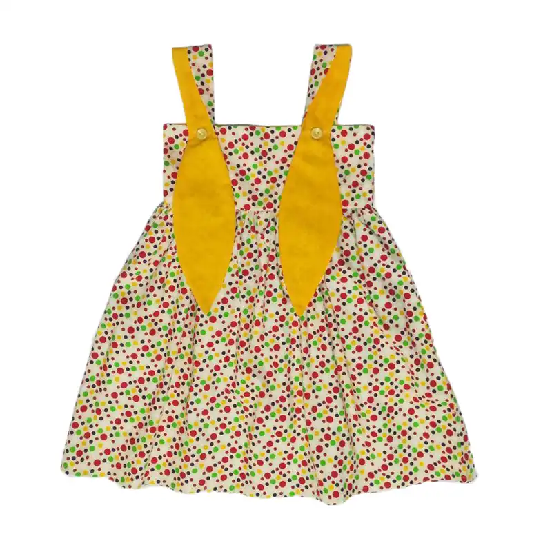 ست پیراهن و هدبند دخترانه مدل Z1