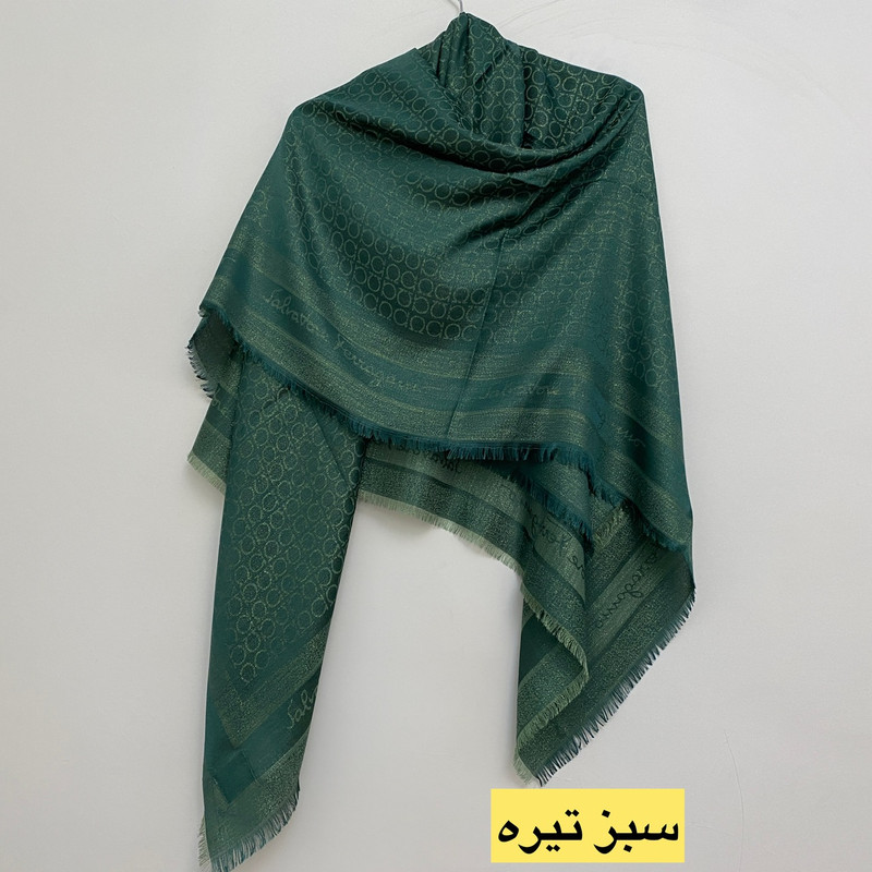 روسری زنانه مدل نخی ژاکارد لمه دار