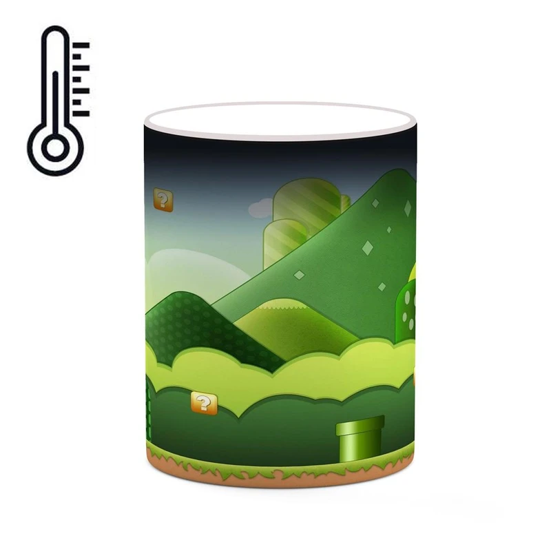 ماگ حرارتی کاکتی مدل بازی سوپر ماریو Super Mario کد mgh29316