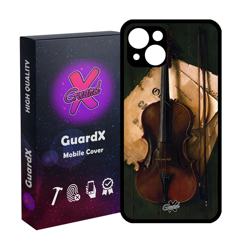 کاور گارد ایکس طرح ویولن مدل Glass10262 مناسب برای گوشی موبایل اپل iPhone 13