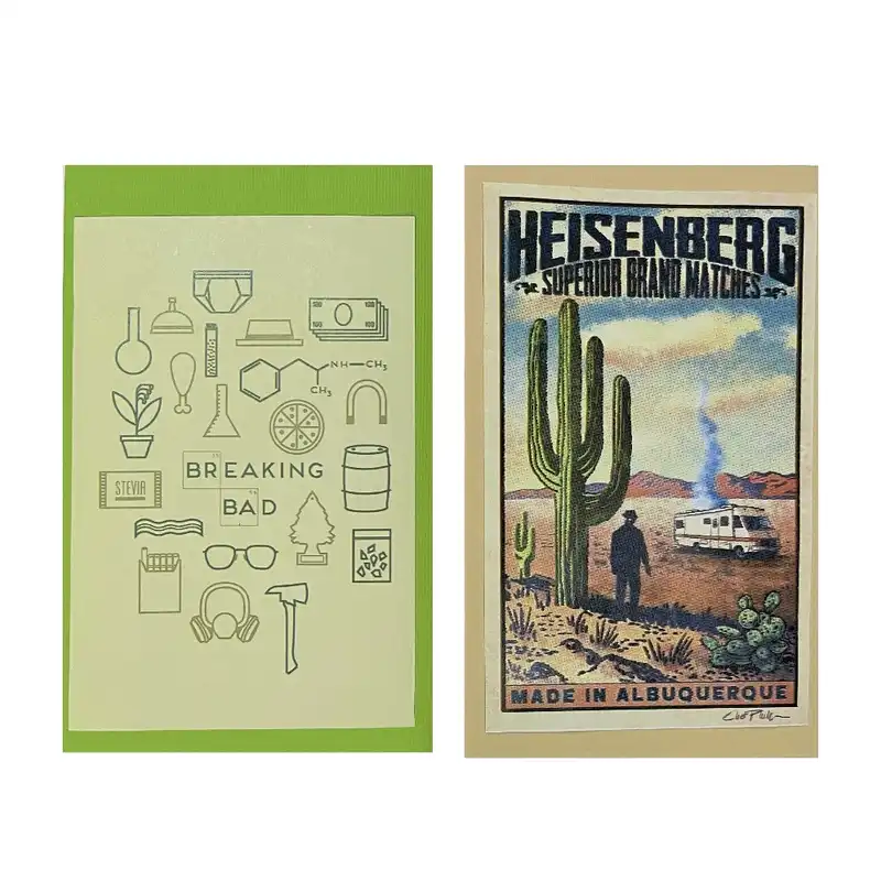 کارت پستال مدل برکینگ بد بسته 2 عددی