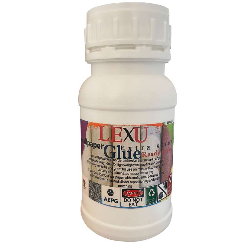 چسب کاغذ دیواری لکسوو مدل PARER EX حجم500 میلی لیتر چسب کاغذ دیواری لکسوو مدل PARER EX حجم500 میلی لیتر