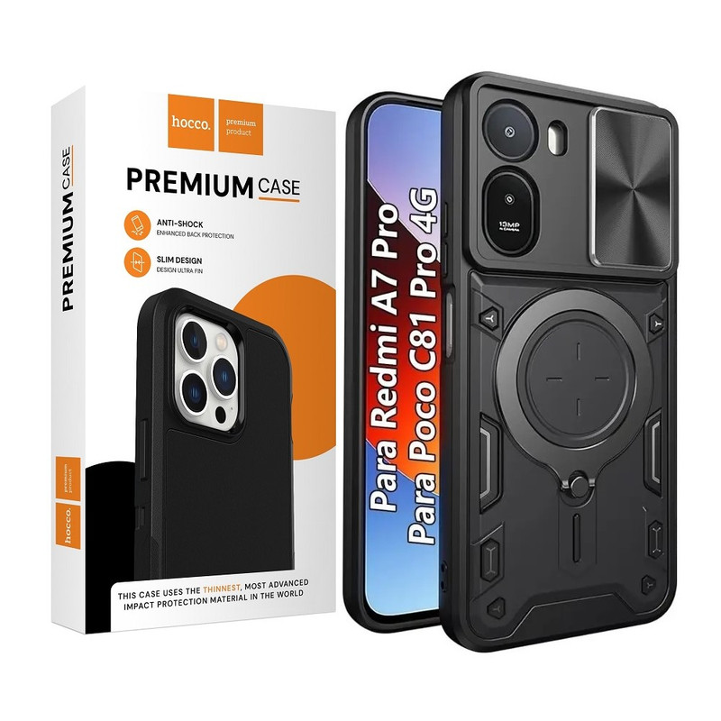 کاور هوکو مدل Magnet Ring مناسب برای گوشی موبایل شیائومی Redmi A7 Pro 4G / Poco C81 Pro