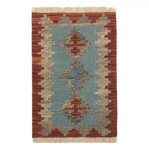   گلیم دستبافت نیم متری طرح قشقایی کد 604071