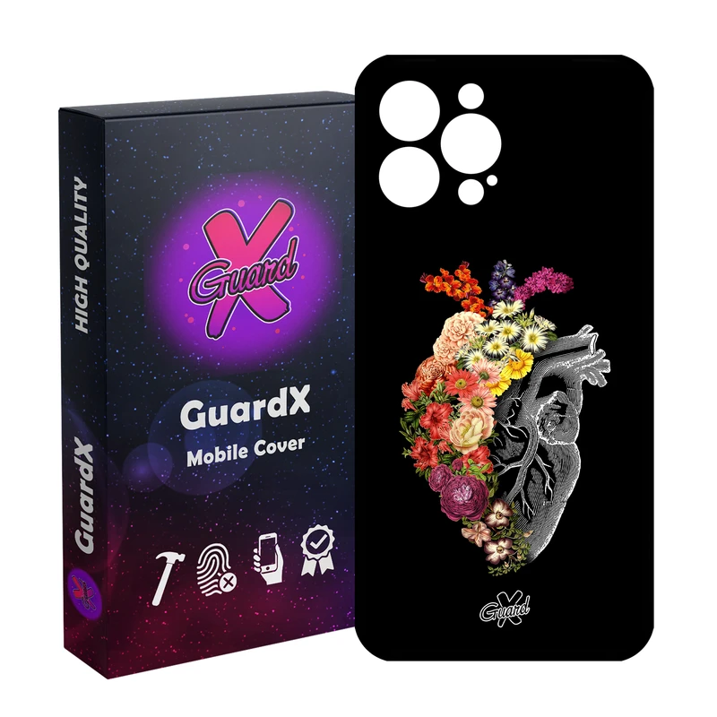 کاور گارد ایکس طرح قلب مدل Glass10216 مناسب برای گوشی موبایل اپل iPhone 14 Pro Max