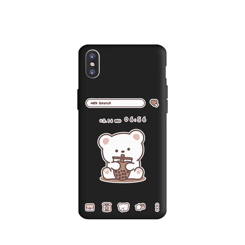 کاور قاب گارد طرح خرس اسموتی کد m7086 مناسب برای گوشی موبایل اپل iphone XS Max
