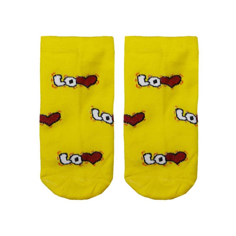 جوراب دخترانه طرح Love کد 130193