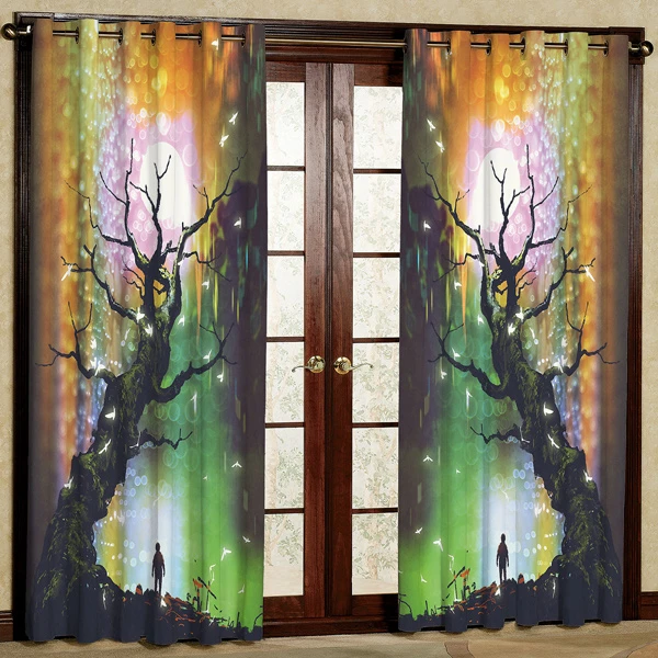 پرده مدل مخمل پانچی کد 6843 سایز 280x140 سانتی متر