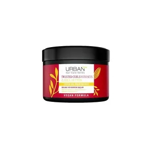 ماسک موی اربن کر مدل Hibiscus & Shea Butter مناسب برای موهای فر حجم 230 میلی‌لیتر