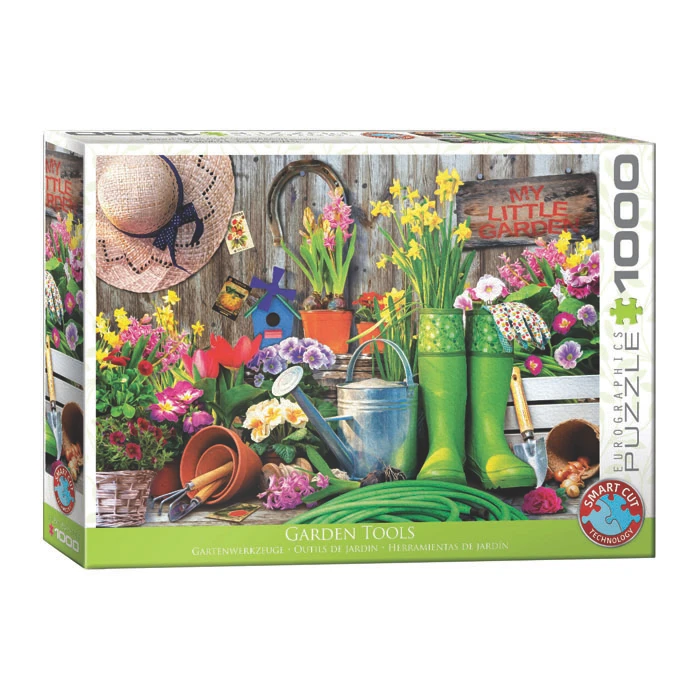 پازل 1000 تکه یوروگرافیکس پازلز مدل Garden Tools كد 5391-6000
