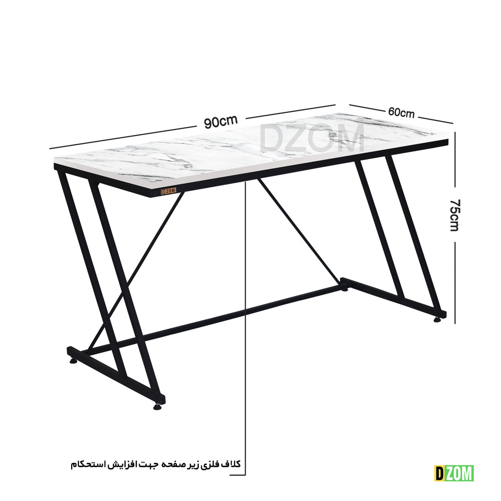 میز تحریر دیزم مدل WD_49K08_90SW