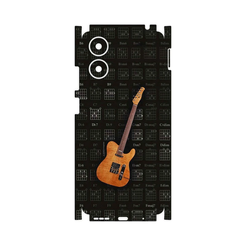 برچسب پوششی ماهوت مدل Guitar_Instrument-FullSkin مناسب برای گوشی موبایل موتورولا Moto G04s