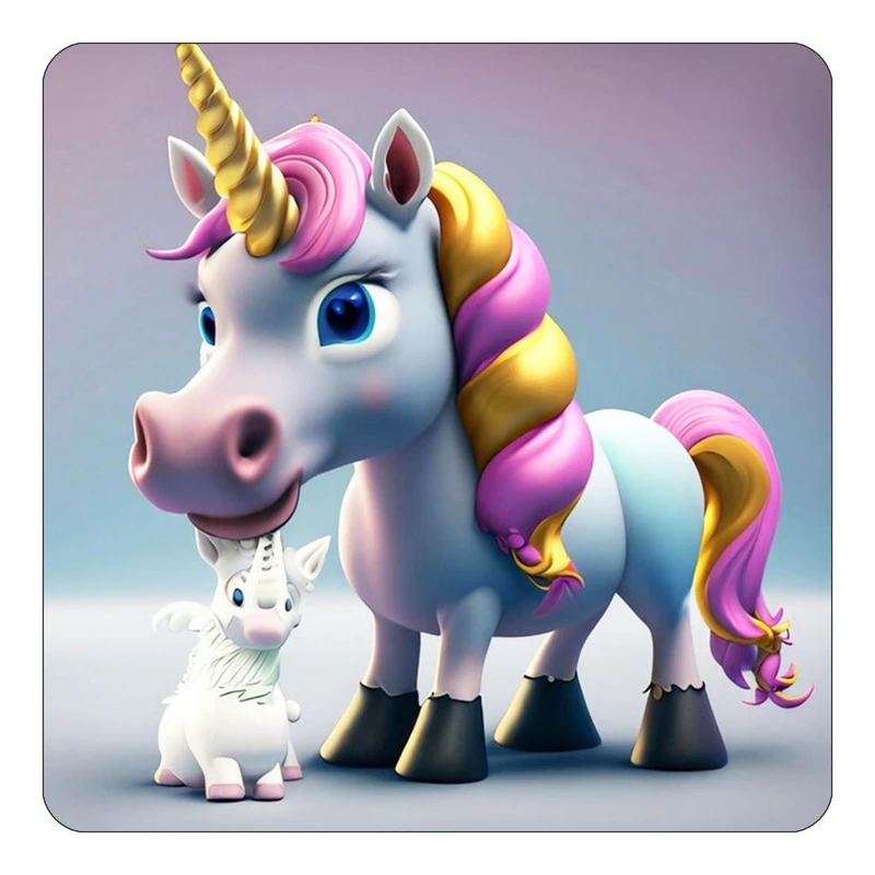 مگنت کاکتی طرح اسب تک شاخ و یونیکورن مدل mp29007