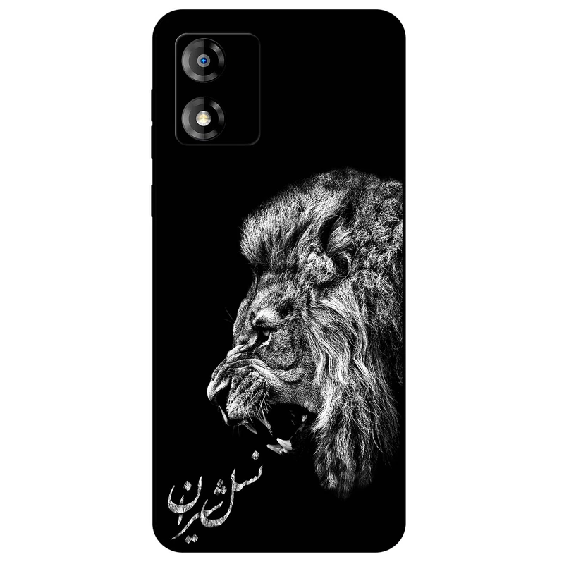 کاور مگافون طرح شیر مدل 1866 مناسب برای گوشی موبایل موتورولا Moto E13
