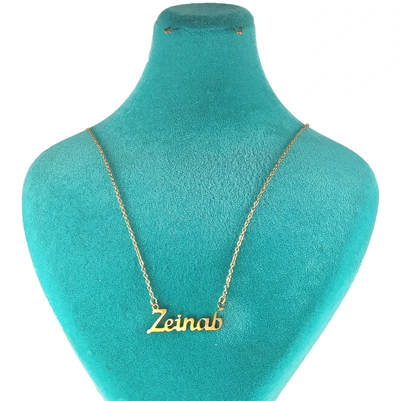گردنبند سلین کالا طرح اسم زینب کد 18