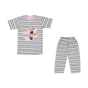 ست تی شرت آستین کوتاه و شلوارک دخترانه کیکی رایکی مدل KBB06351-011