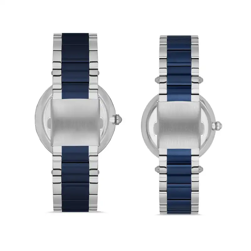 ست ساعت مچی عقربه ای زنانه و مردانه ناوی مارین مدل NM148-05   NM147-05