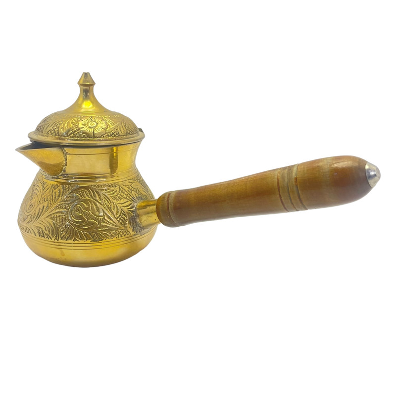 قهوه جوش مدل دبل طرح دسته چوبی